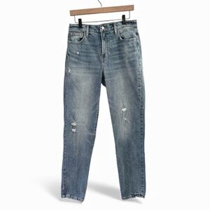 Lucky Brand High Rise Mom Jeans- Size 8 Long